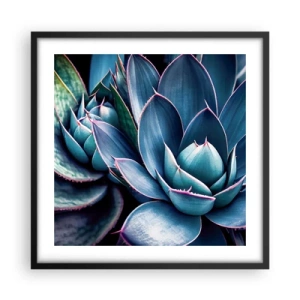 Affiche dans un cadre noir - Poster - Force vital - 50x50 cm