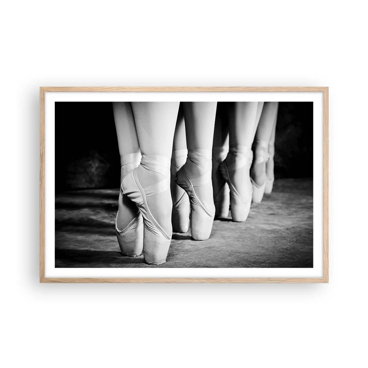 Affiche dans un chêne clair - Poster - Ensemble, simple - 91x61 cm