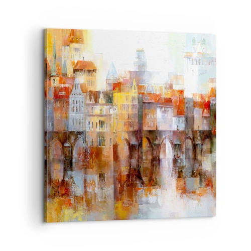 Impression sur toile - Image sur toile - C'est aussi beau sous le pont - 60x60 cm