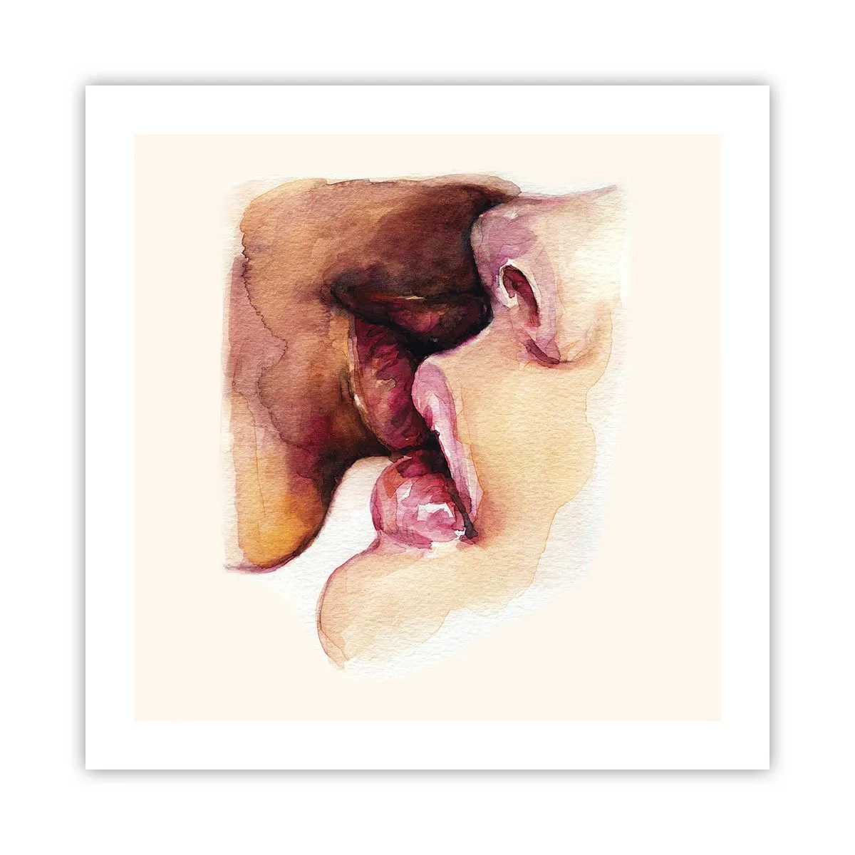 Affiche - Poster - Comme le jour et la nuit, la terre et le ciel - 50x50 cm