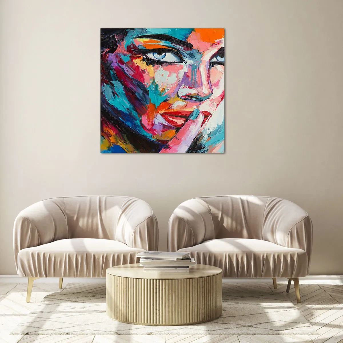 Impression sur verre - Image sur verre - Notre premier secret - 40x40 cm