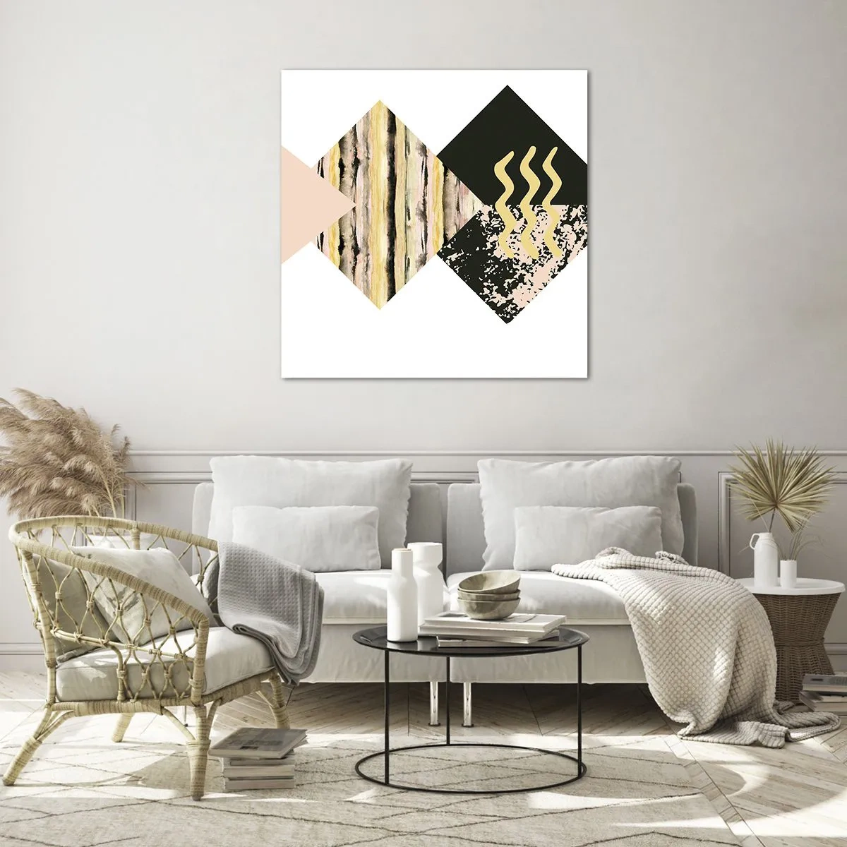 Impression sur verre - Image sur verre - Pas si simple - 30x30 cm