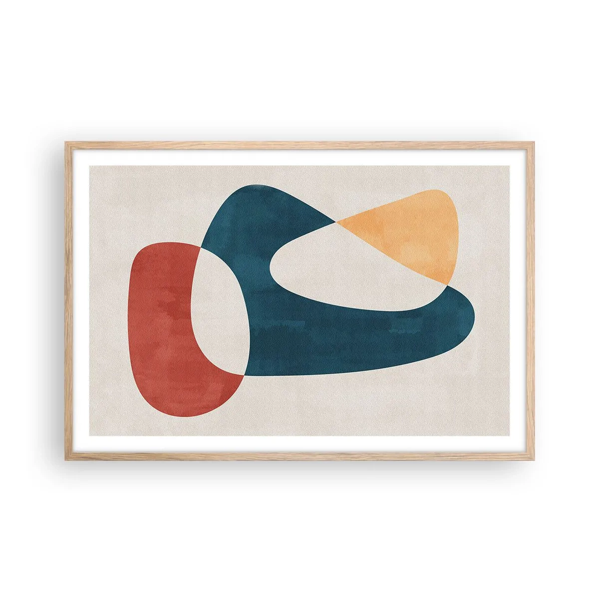 Affiche dans un chêne clair - Poster - Influences et métamorphoses - 91x61 cm