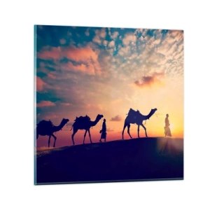 Impression sur verre - Image sur verre - L'esprit mystérieux de l'Orient - 70x70 cm