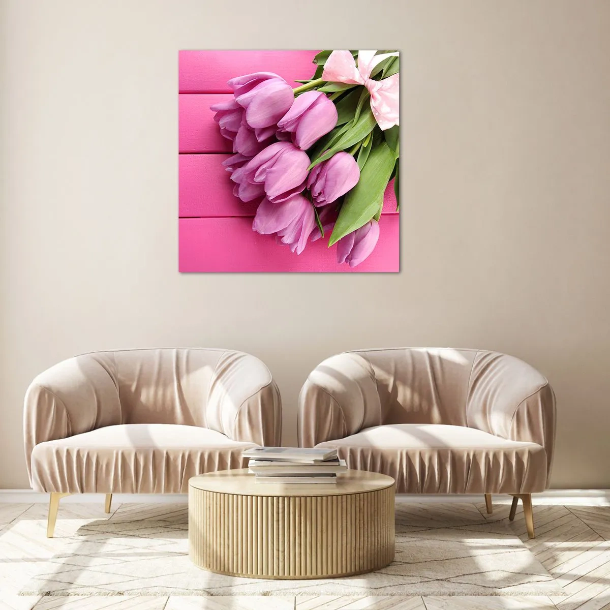 Impression sur verre - Image sur verre - Juste pour toi - 50x50 cm