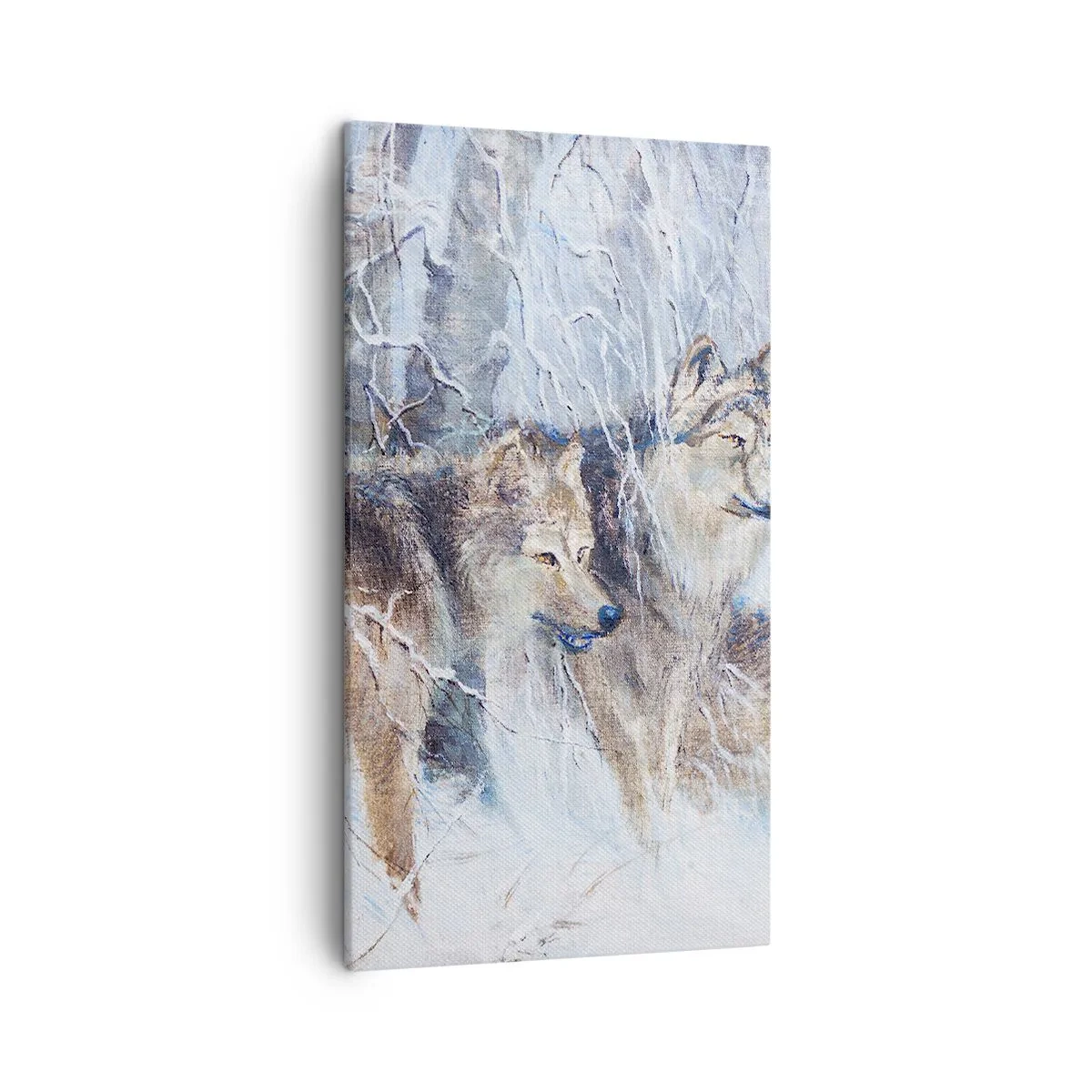 Impression sur toile - Image sur toile - Attention! Ca arrive ... - 45x80 cm