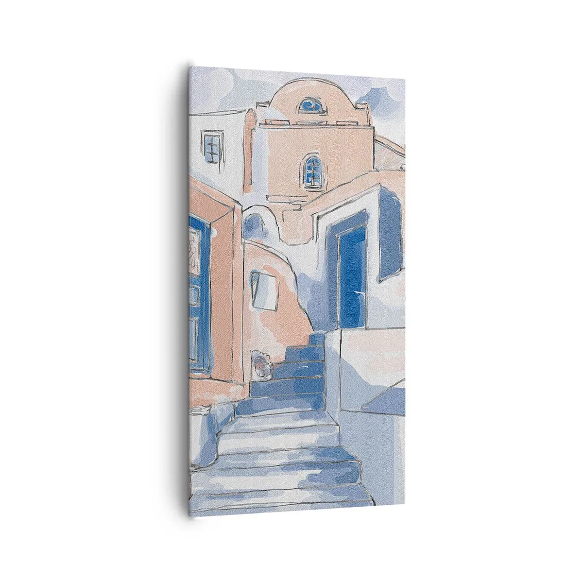 Impression sur toile - Image sur toile - Ville exotique - 65x120 cm