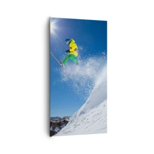 Impression sur toile - Image sur toile - Danse avec les montagnes - 65x120 cm