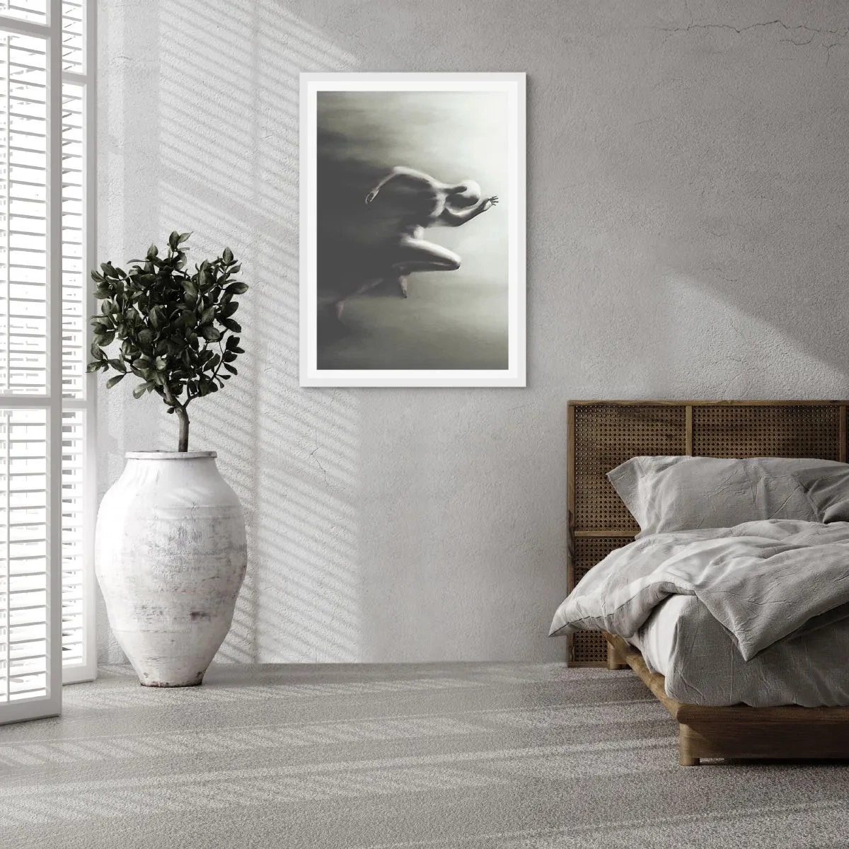 Affiche dans un cadre blanc - Poster - Inarrêtable - 40x50 cm