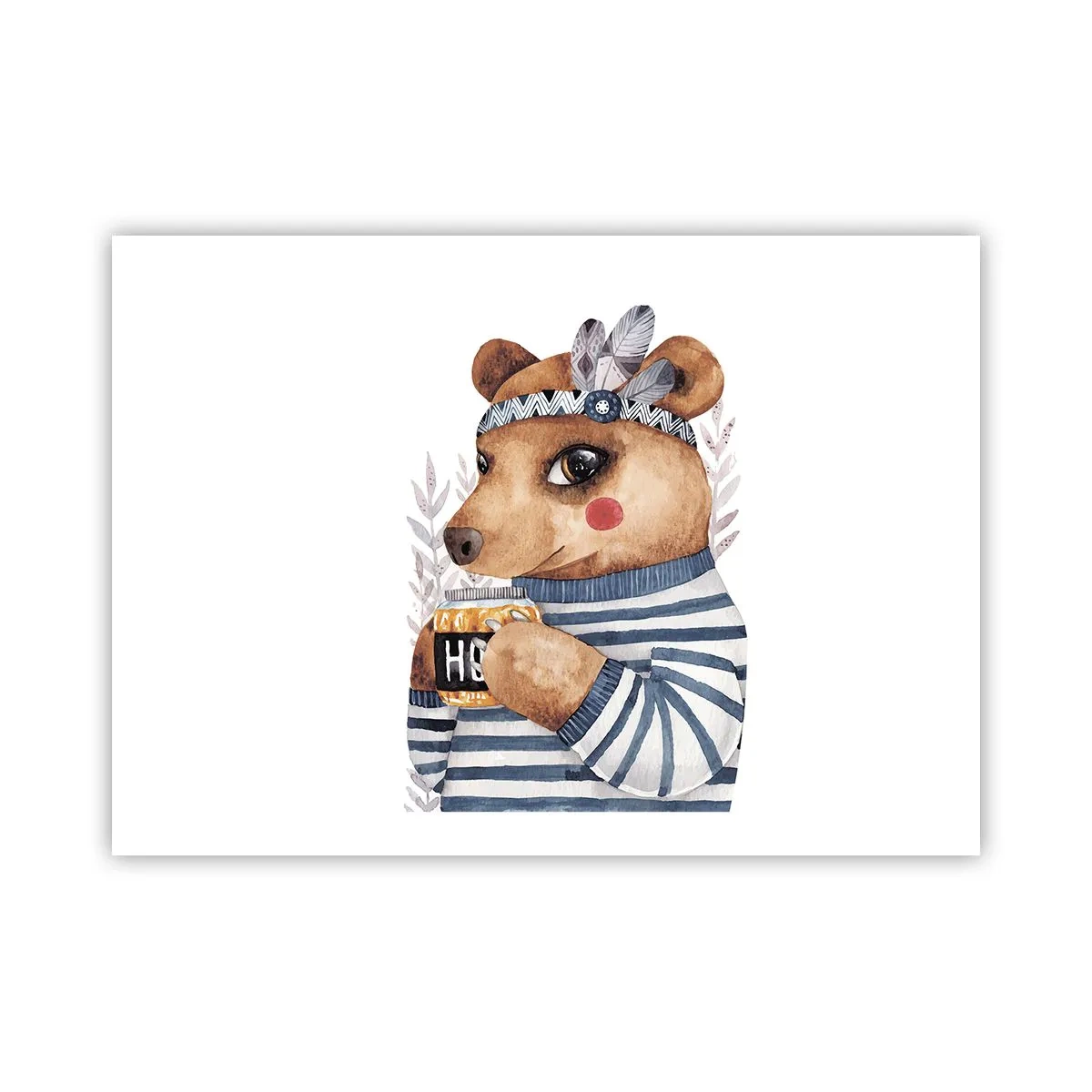 Affiche - Poster - Un nounours trop mignon - 70x50 cm