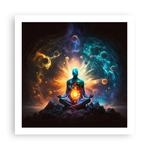 Affiche - Poster - Paix cosmique - 60x60 cm
