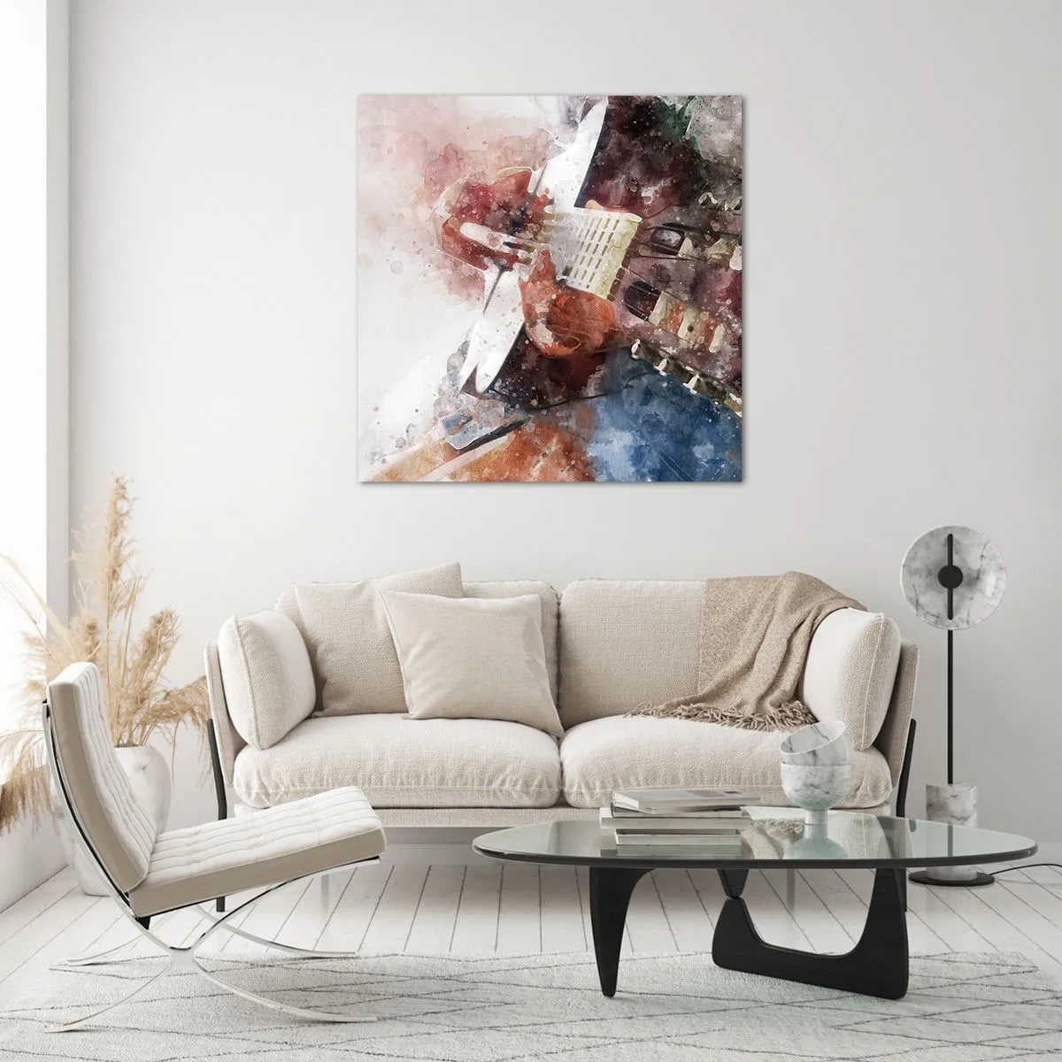 Impression sur verre - Image sur verre - Et qu'en pensez-vous ? - 30x30 cm