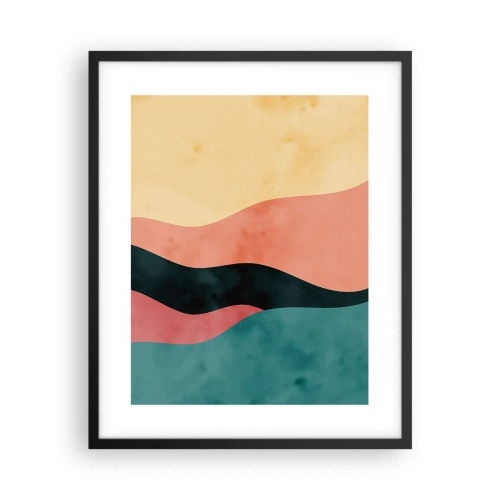 Affiche dans un cadre noir - Poster - Conformité non-conforme - 40x50 cm