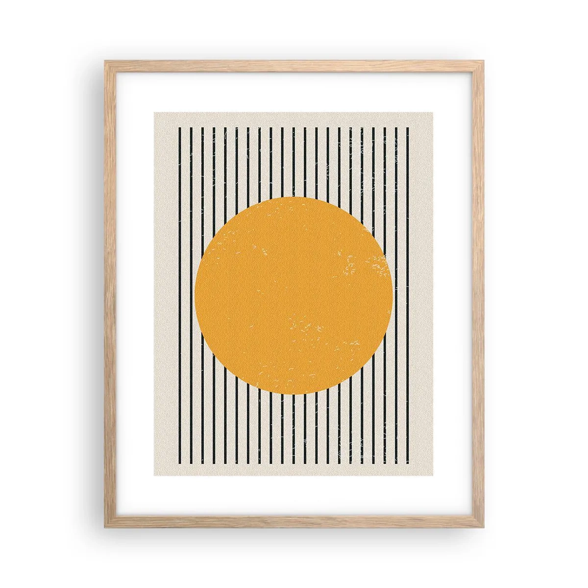 Affiche dans un chêne clair - Poster - Le pouvoir de la simplicité - 40x50 cm