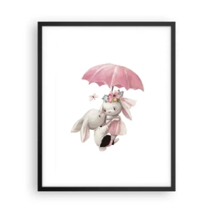 Affiche dans un cadre noir - Poster - C'est ça l'amour - 40x50 cm