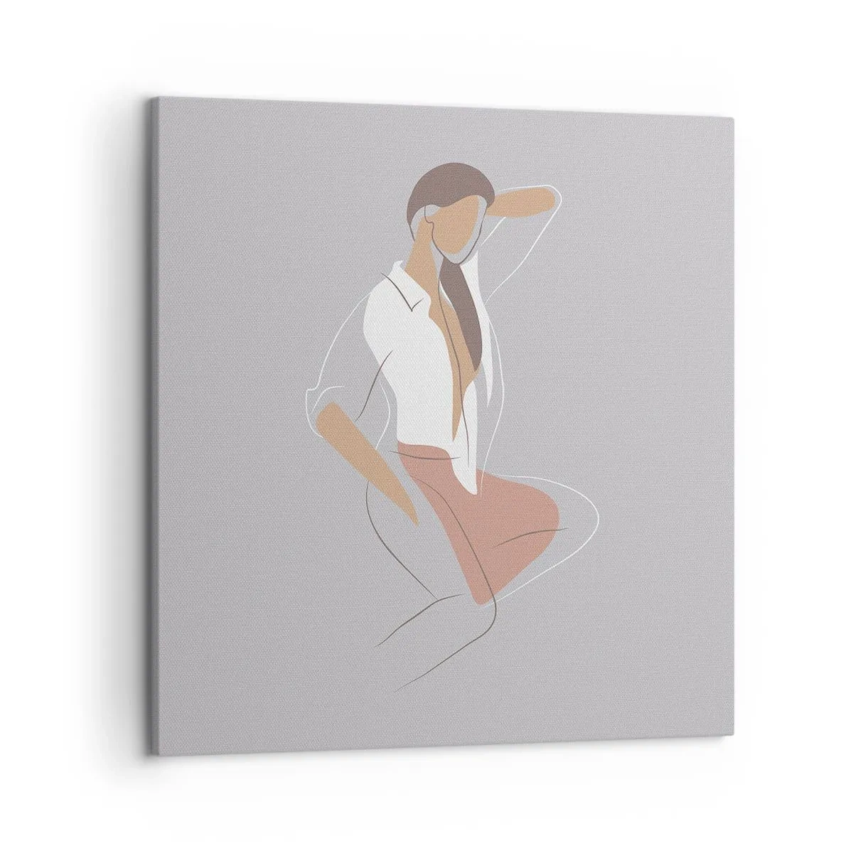 Impression sur toile - Image sur toile - Contour gracieux - 50x50 cm