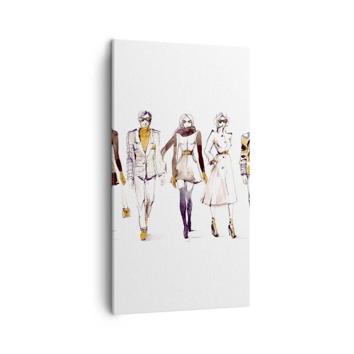 Impression sur toile - Image sur toile - Chic décontracté, élégance décontractée - 45x80 cm