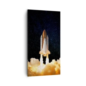 Impression sur toile - Image sur toile - Ad astra! - 55x100 cm