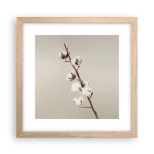 Affiche dans un chêne clair - Poster - A la source de la douceur - 30x30 cm