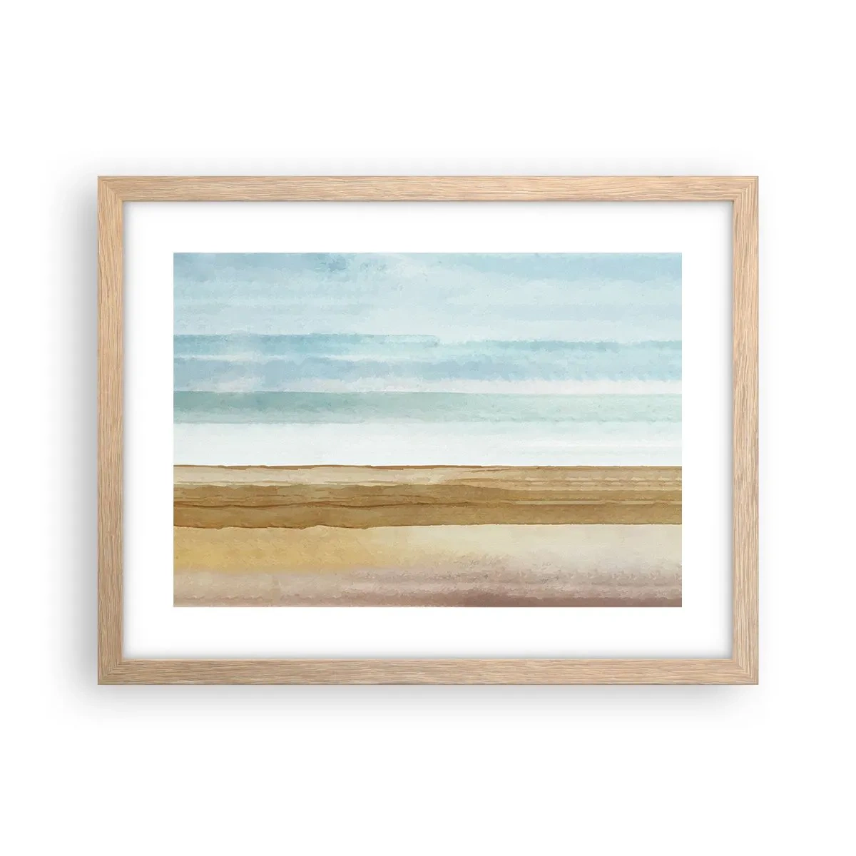 Affiche dans un chêne clair - Poster - Réconfort - 40x30 cm