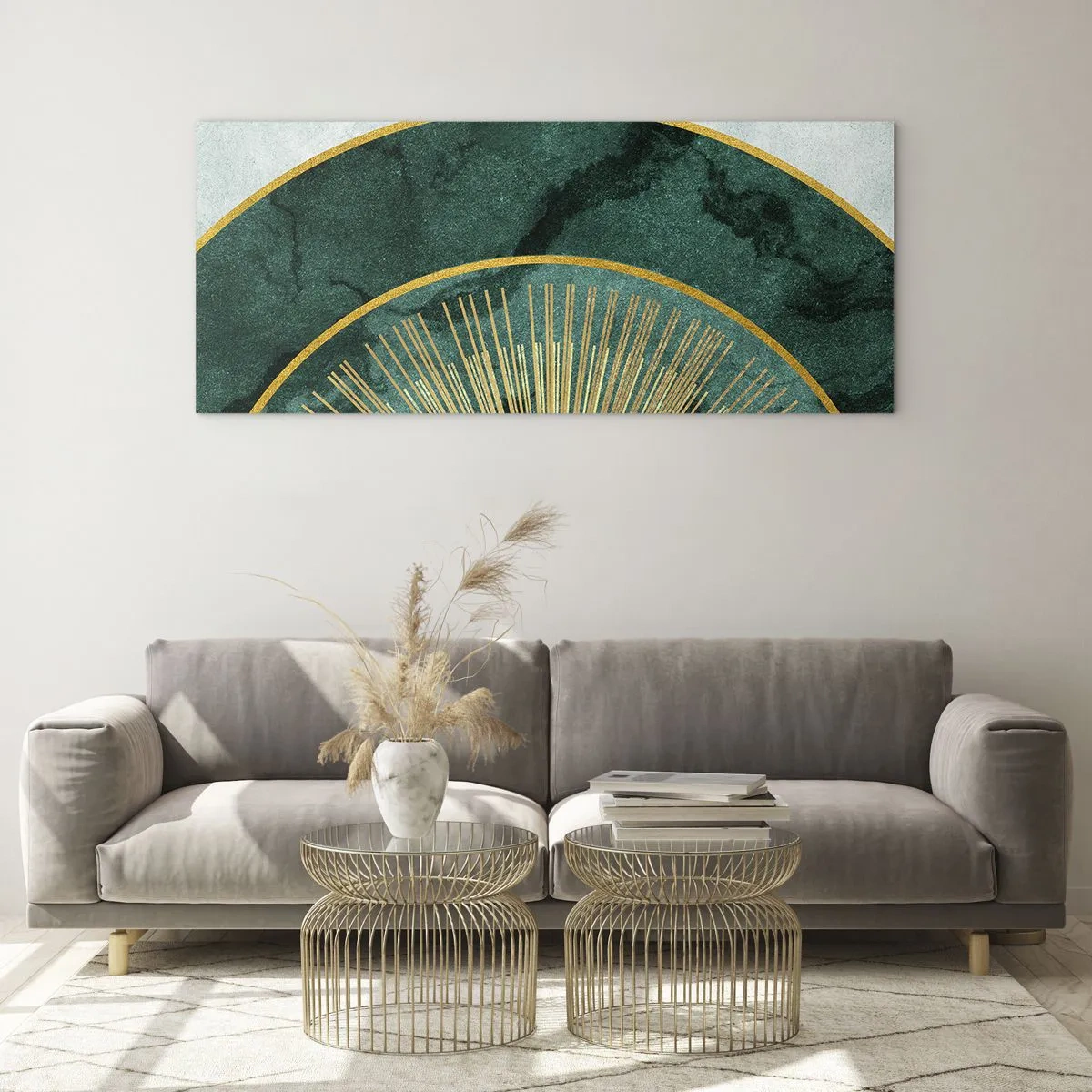 Impression sur verre - Image sur verre - Un autre système solaire - 100x40 cm