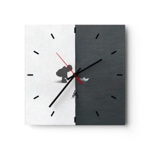 Horloge murale - Pendule murale - Grande expédition - 40x40 cm