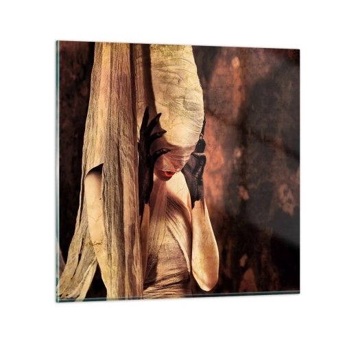 Impression sur verre - Image sur verre - Entre le bon et le mauvais - 30x30 cm