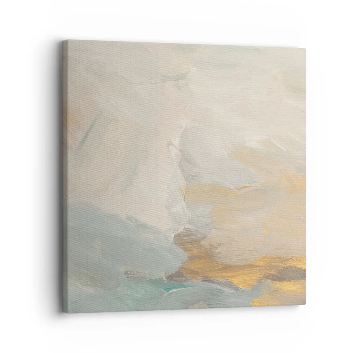 Impression sur toile - Image sur toile - Abstraction – le pays de la douceur - 30x30 cm