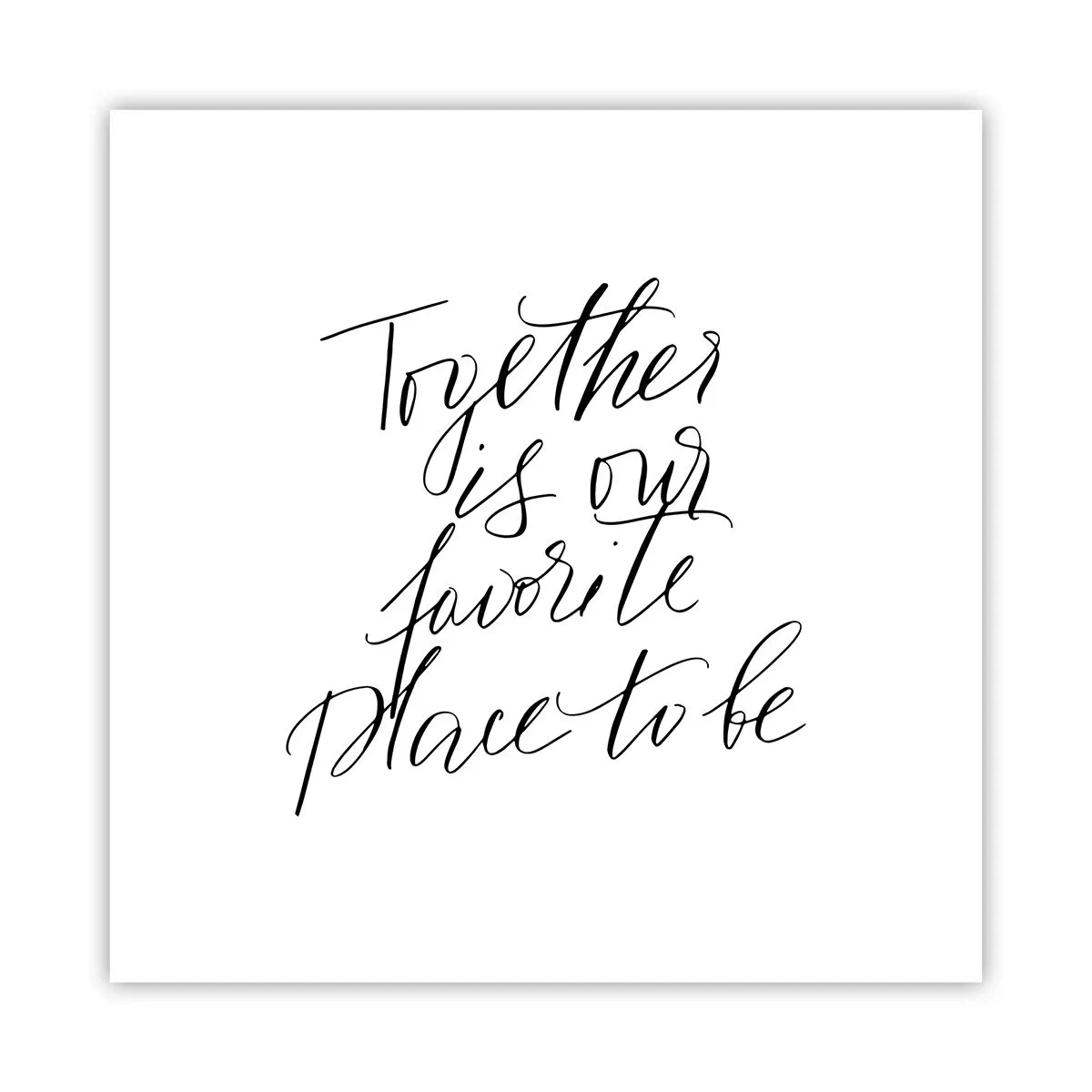 Affiche - Poster - Vous aussi vous le sentez? - 60x60 cm