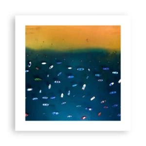 Affiche - Poster - Jeu de vacances - 40x40 cm