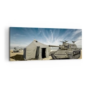 Impression sur toile - Image sur toile - Un rêve militaire - 100x40 cm
