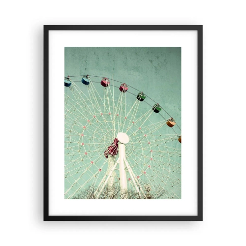 Affiche dans un cadre noir - Poster - Nous vous invitons à vous amuser - 40x50 cm