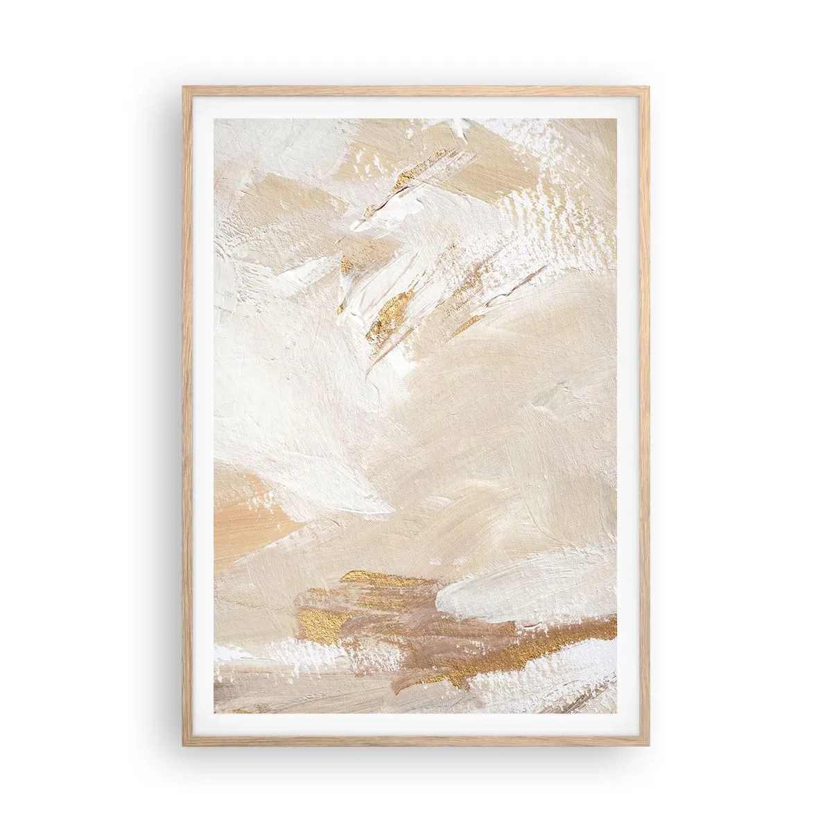 Affiche dans un chêne clair - Poster - Composition pastel - 70x100 cm