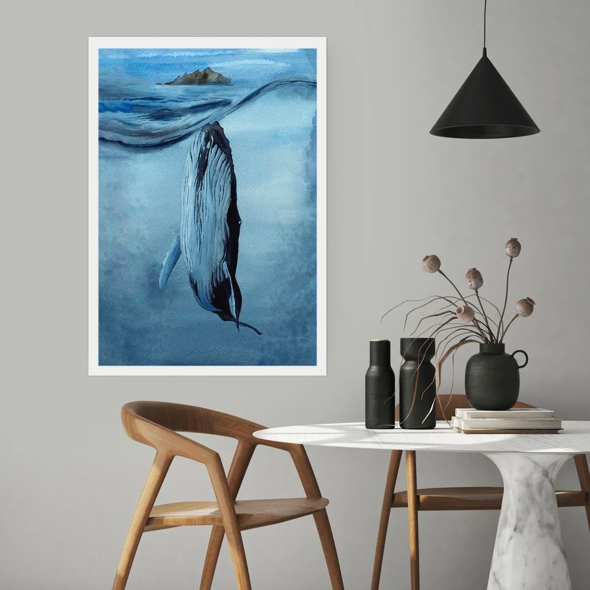 Affiche - Poster - Deux mondes nordiques - 70x100 cm