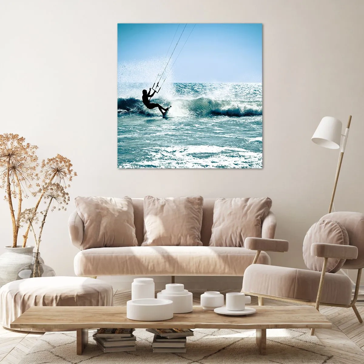 Impression sur toile - Image sur toile - On se laisse emporter - 70x70 cm