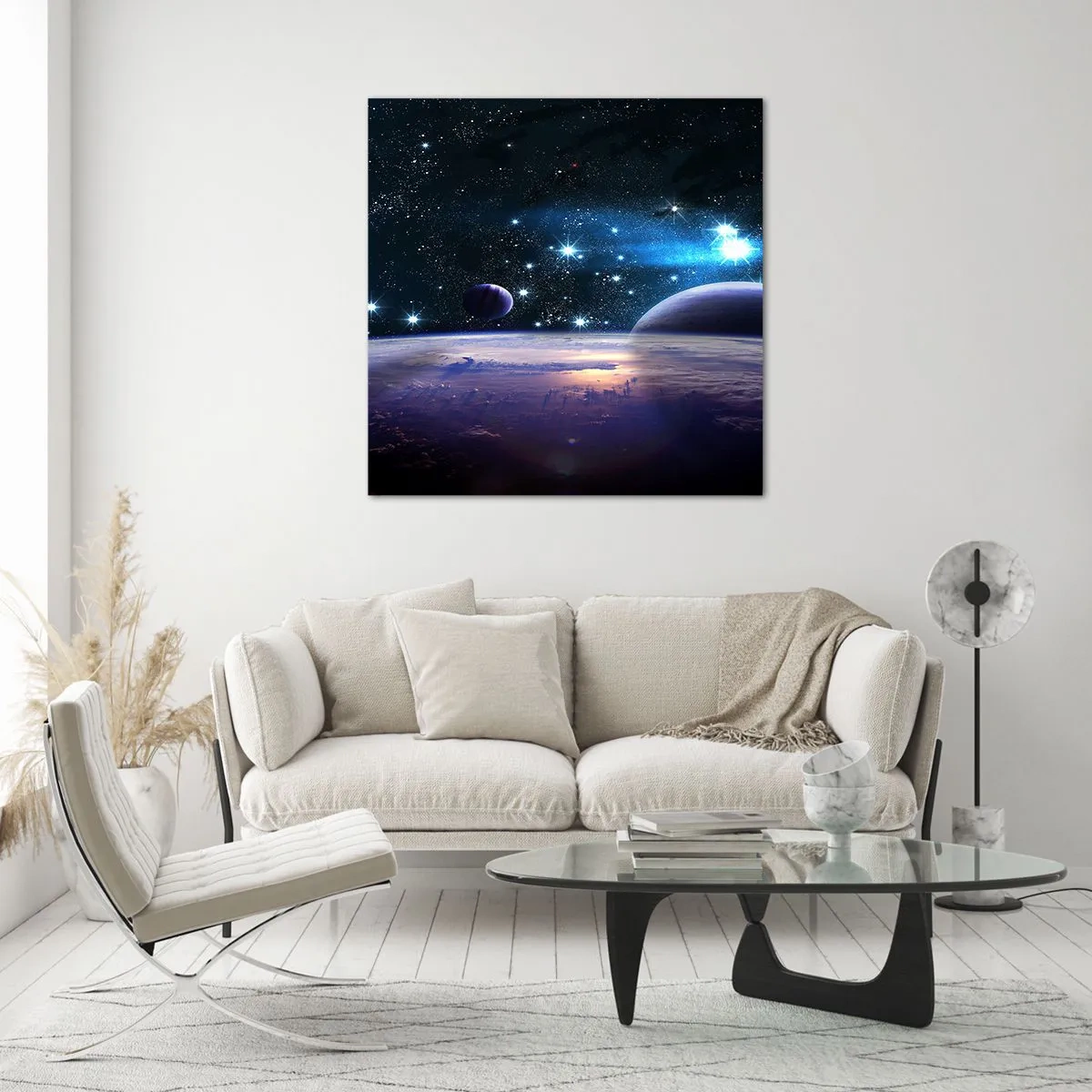 Impression sur verre - Image sur verre - Toujours seul? - 30x30 cm