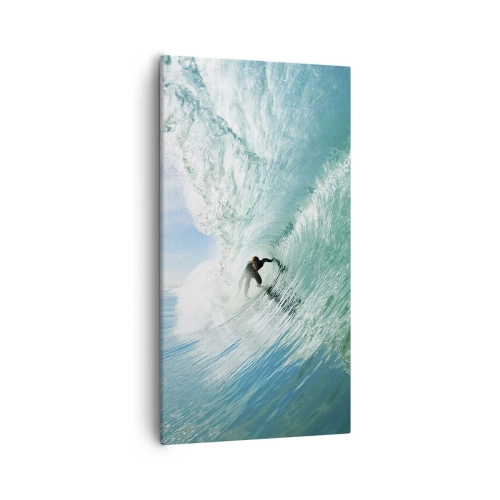 Impression sur toile - Image sur toile - Toujours sur la vague - 55x100 cm