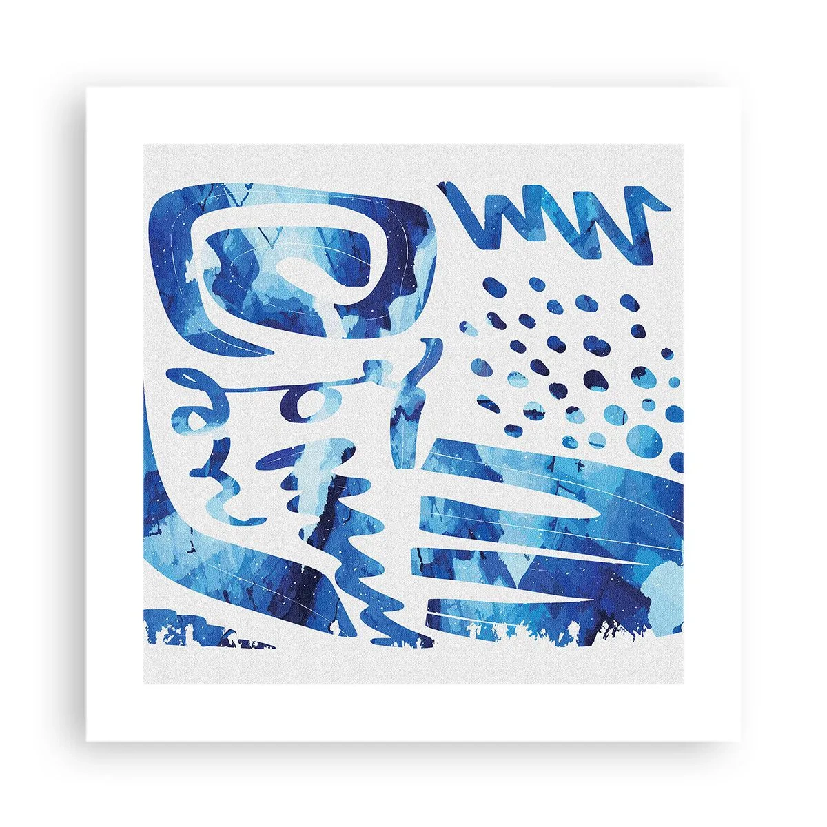 Affiche - Poster - Retour aux racines - 40x40 cm