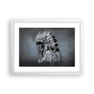 Affiche dans un cadre blanc - Poster - Retour aux sources - 40x30 cm