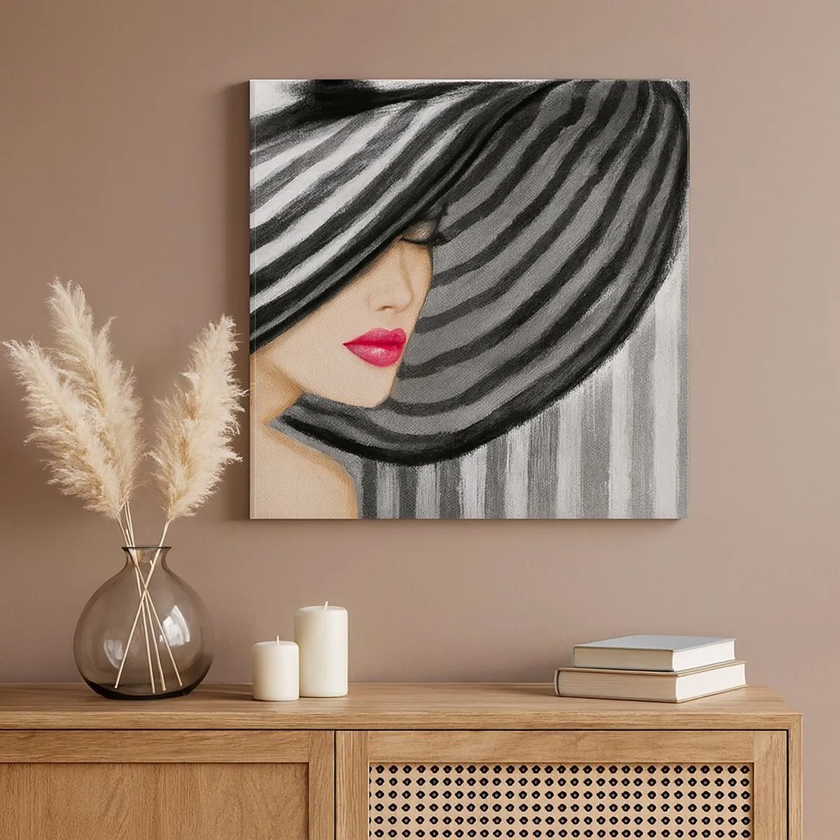 Impression sur toile - Image sur toile - Où te chercher ? - 30x30 cm