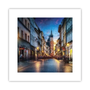 Affiche - Poster - La magie de Cracovie - 30x30 cm