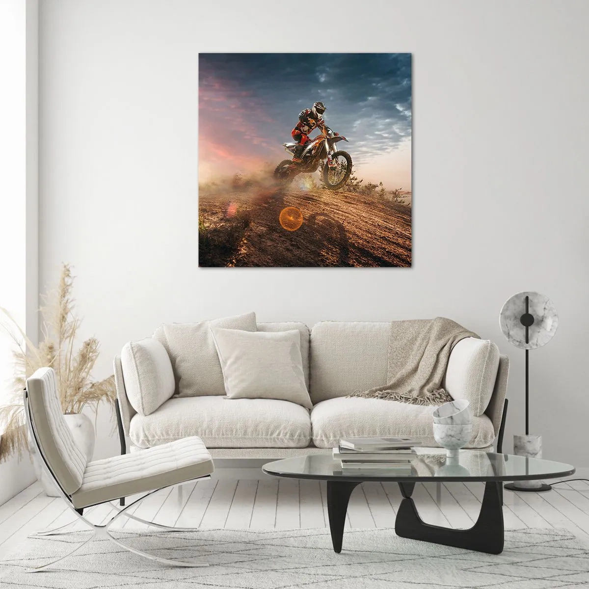 Impression sur verre - Image sur verre - Pour la victoire - 70x70 cm