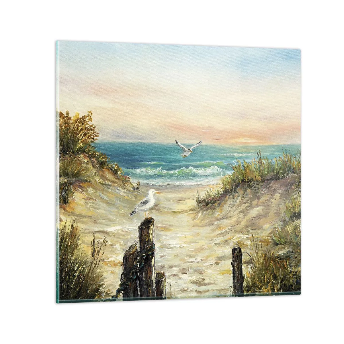 Impression sur verre - Image sur verre - Retraite au calme - 60x60 cm