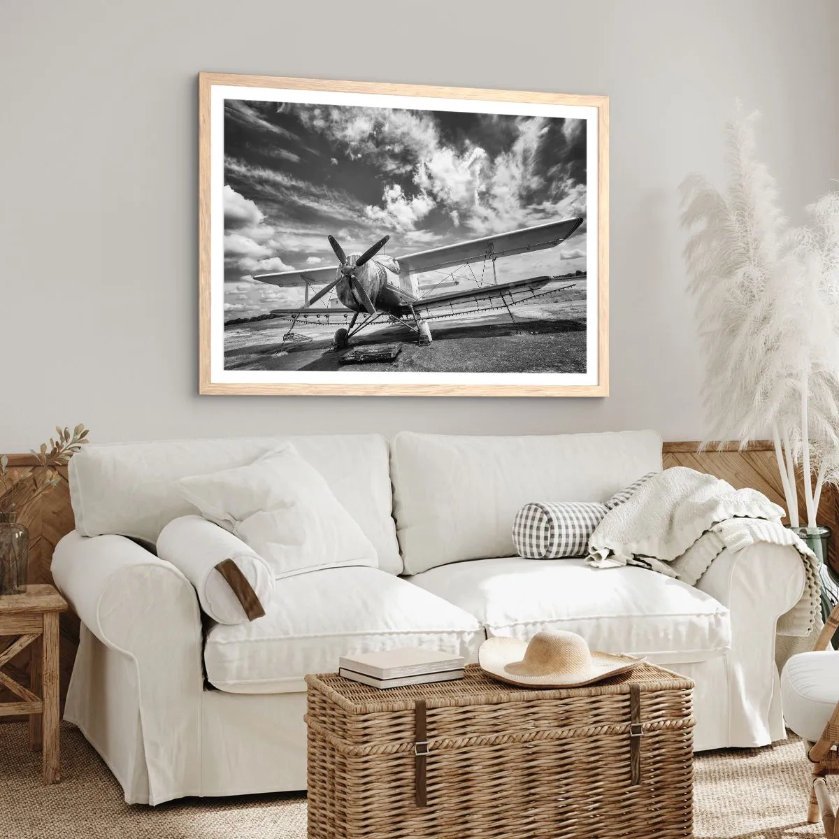 Affiche dans un chêne clair - Poster - Je suis impatient! - 70x50 cm