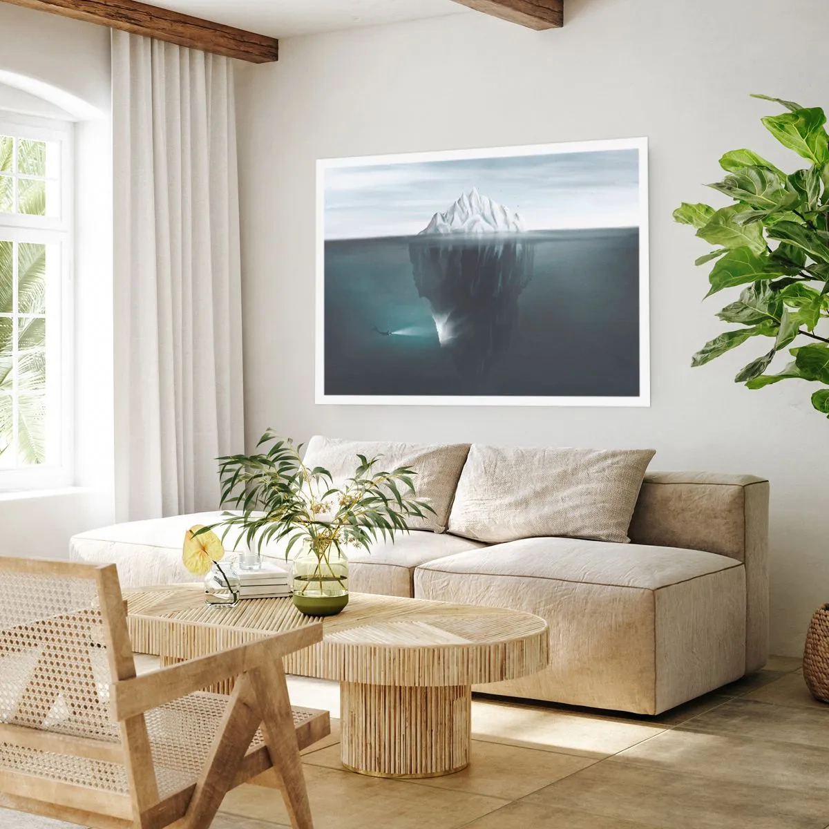 Affiche - Poster - Mystère sous-marin - 50x40 cm