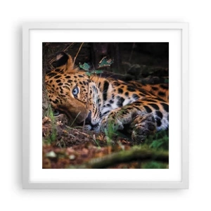 Affiche dans un cadre blanc - Poster - Fais-moi confiance - 40x40 cm