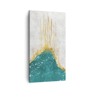 Impression sur toile - Image sur toile - Marée dorée - 45x80 cm