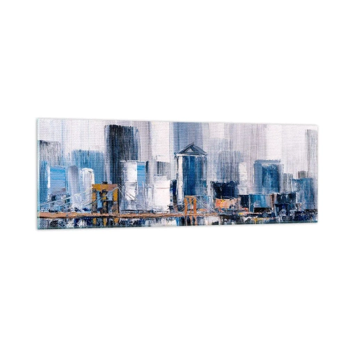 Impression sur verre - Image sur verre - Impression new-yorkaise - 90x30 cm