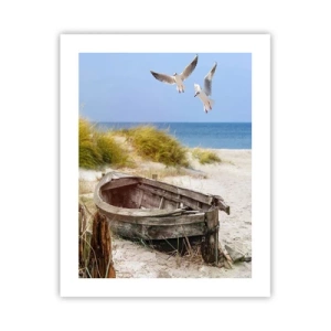 Affiche - Poster - Bain de vent - 40x50 cm