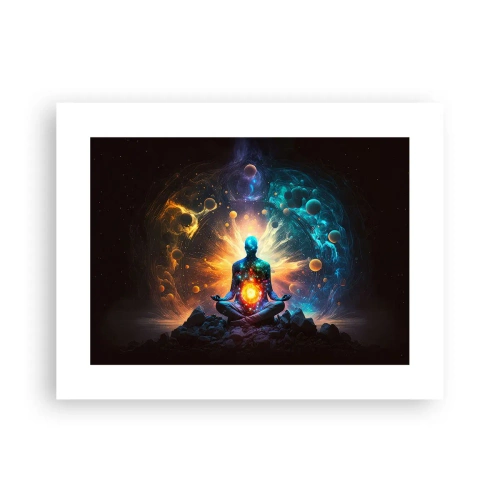 Affiche - Poster - Paix cosmique - 40x30 cm